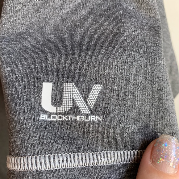 Speedo Block The Burn Gray Short Sleeve Shirt - Picture 7 of 8